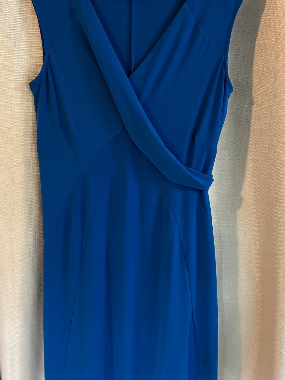 SimplyVera Vera Wang Sleeveless Royal Blue Dress